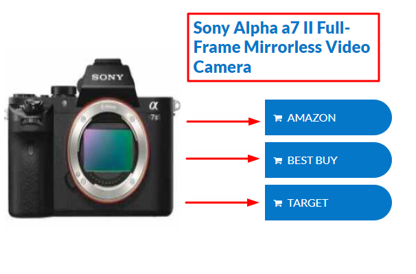 Sony Alpha a7 II Full-Frame Mirror less Video Camera