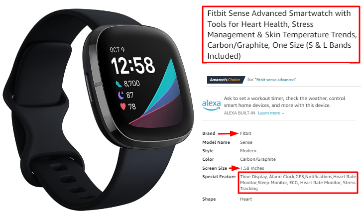 Fitbit Sense Advanced Smart watch