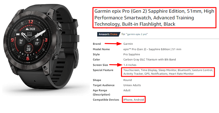 Garmin Epix Pro (Gen 2) Smart watch