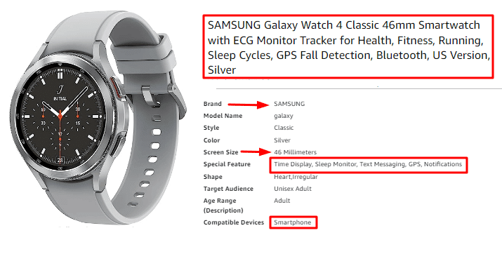 SAMSUNG Galaxy Smart Watch 4