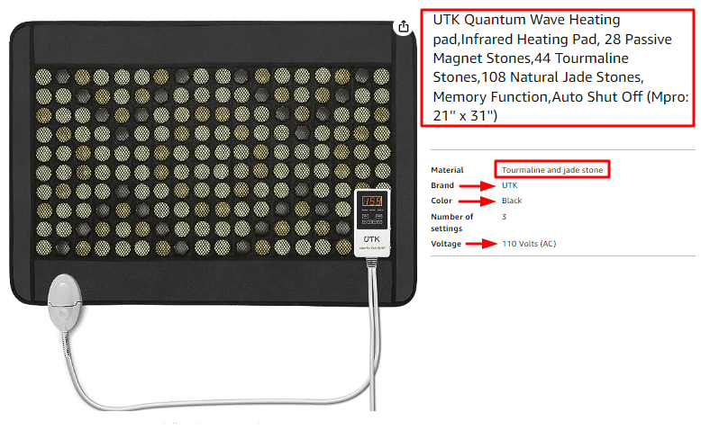 UTK Quantum Wave Heating Pad