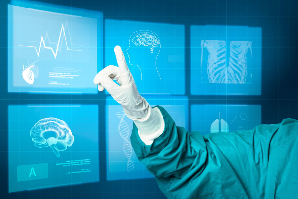 virtual-screen-Health-technology
